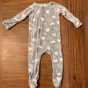 Bestaroo Blue Paper Planes Onesie - 3-6M